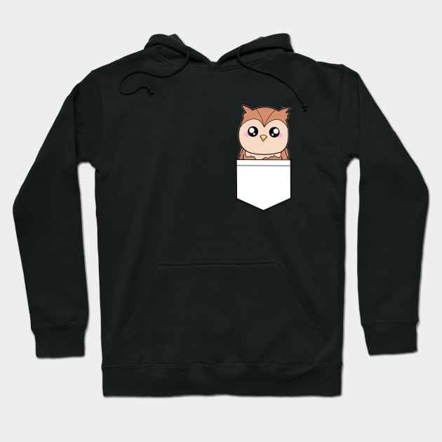 Pocket Owl Hoodie by Imutobi